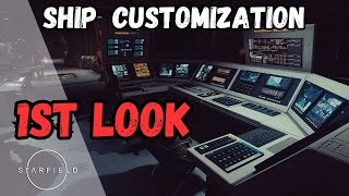 Starfield Ships  Interior Customization FIRST LOOK Beta [upl. by Prissie]