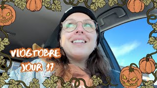 VLOGTOBRE JOUR 17  Trouvailles INCROYABLES friperie souper du chum [upl. by Keene]