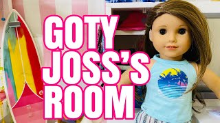 Girl of The Year Josss Bedroom  American Girl Doll [upl. by Yrrek]