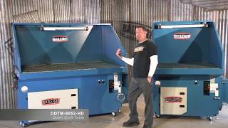 Baileigh Industrial DDTM4840 and 8052HD metalworking down draft tables [upl. by Eenert]