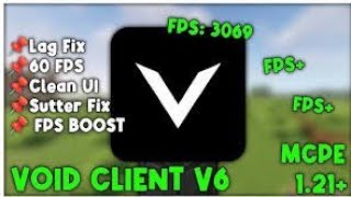 Void Client for MCPE FPS BOOST [upl. by Baruch]