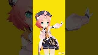 Genshin Impact  Diona Ruby Hoshinos Doodle Dance MMD using PocketMQO [upl. by Aicsila777]