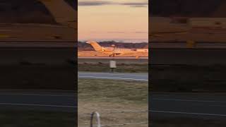 Exec Jet Landing amp Emergency vehicles MSP aviation shortsviral shorts viral [upl. by Ardnaz980]