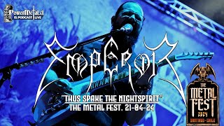 EMPEROR azotando Chile con quotThus Spake The Nightspiritquot en quotThe Metal Festquot [upl. by Nevur613]