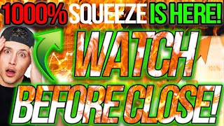 URGENT 💥 WATCH BEFORE CLOSE FRIDAY SHORT SQUEEZE IS HERE 🚀 [upl. by Sherlocke]