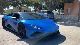 Full review  2020 Lamborghini Huracan Evo  060 Launch  Corsa Exhaust Mode [upl. by Ecaj]