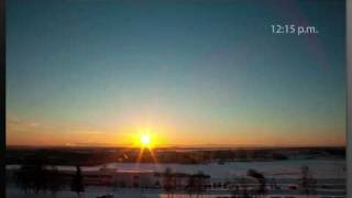 UAF  2010  Winter solstice in Fairbanks Alaska [upl. by Enimsaj463]