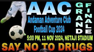 AAC Football Tournament 2024 ka Grand Finale tomorrow 500 PM 11 Nov at NETAJI Stadium [upl. by Sisson]