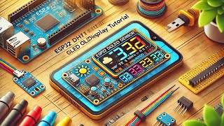 ESP32 DHT11 OLED Display Tutorial  Wokwi  Circuit  Code [upl. by Mann]