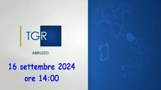 Tg Regione Abruzzo  16 settembre 2024 [upl. by Norehs559]