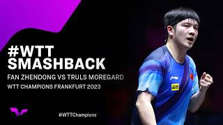 Fan Zhendong vs Truls Moregard  WTTSmashback  WTT Champions Frankfurt 2023 [upl. by Selima704]