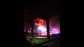 Wanaque NJ Fire  FIRST footage amp pics [upl. by Yadnil]