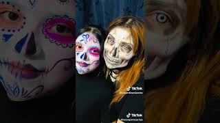 Maquillaje por Hanna Pintacaritas superdiversion makeup halloween bodypaint diademuertos [upl. by Ahsie]