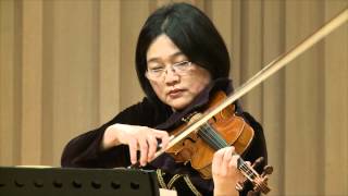 Brahms Sonata No 1 in G major op 78 for violin and piano Lento doloroso 孫巧玲 [upl. by Frodeen]