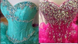 Vestidos De 15 Años con mucha pedreria 2017 [upl. by Malia216]