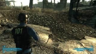 Fallout 3 All Maxed out on Ati Mobility Radeon HD 4670 [upl. by Starkey]