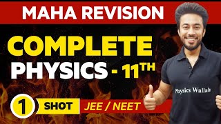 Complete 11th Physics in One Shot  Maha Marathon Series for JEENEET 🔥 [upl. by Alolomo]