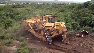 Ghana Gold  Granite Quarry  Removing Top Soil with a D11 [upl. by Pearce]