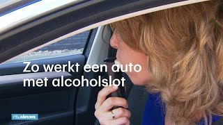 Zo werkt het alcoholslot in de auto  RTL NIEUWS [upl. by Norwood]