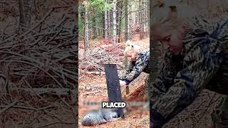 Unluckiest Bobcat Ever Woman’s Brave Rescue After a Hunter’s Trap Mishap shorts viralvideo [upl. by Lesna]