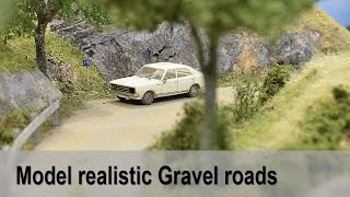 Model realistic gravel road [upl. by Wahs]