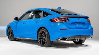 2022 Honda Civic Hatchback Sport Touring in Boost Blue [upl. by Olinde26]