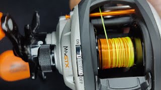 With Backing  How to Put Braided Line on a Baitcasting Reel [upl. by Gokey482]