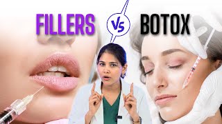 Difference Between Fillers and Botox  How Treatment Works Before amp After  Dr Priyanka Reddy [upl. by Ellenoj]