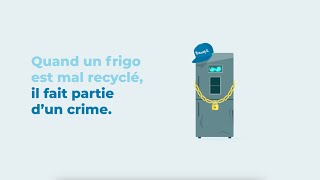 Quand un frigo est mal recyclé il fait partie dun crime [upl. by Idnat836]