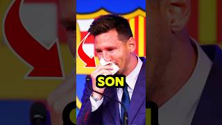 Messi Will Never Forget The Day His Son Made Him Cry 😢 soccer football shorts [upl. by Sproul422]