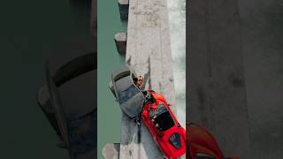 Realistic Cars Collisions at the dam beamngcrashes beamng beamngdrive cargames carcrashgame [upl. by Phenice]