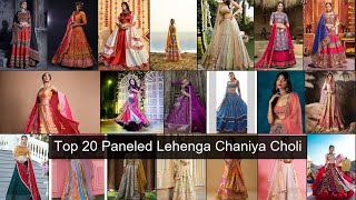 Top 20 Paneled Lehenga Chaniya Choli Ideas 2 [upl. by Nepsa385]