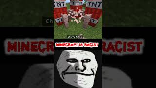 Tnt Racist minecraft trollface herobrine minecraftmemes memes minecraftpe minecraftshorts [upl. by Osnofedli53]