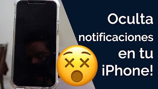 OCULTA NOTIFICACIONES EN TU IPHONE [upl. by Daraj646]