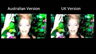 Bardot  Poison Australian amp UK Version MV Comparison [upl. by Cirre]