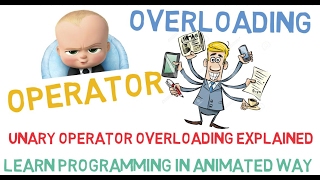 UNARY OPERATOR OVERLOADING IN C  UNARY OPERATOR OVERLOADING EXPLAINED  27 [upl. by Yila]