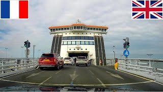 Crossing from Calais to Dover by ferry  MS Spirit of Britain [upl. by Atalanti]