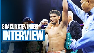 Shakur Stevenson Gives His Assessment On Performance Vs Artem Harutyunyan  PostFight Interview [upl. by Ayoj454]