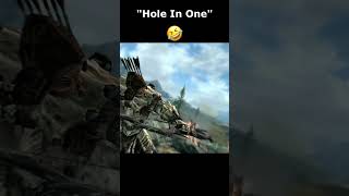 quotHole In Onequot 🤣 skyrim skyrimanniversary elderscrolls shorts [upl. by Citron]