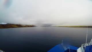 Seyðisfjörður Iceland  Timelapse 4k  Arrival on Iceland in fog conditions [upl. by Lucic301]