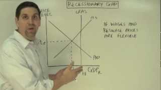 Macro Unit 3 Question 10 Recessionary Gap and Classical Economists [upl. by Amaral]