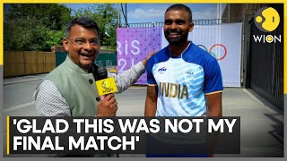 Paris Olympics 2024 Indias hero PR Sreejesh speaks to WION after Quarter final win [upl. by Yahsan829]