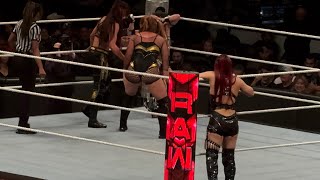 WWE Monday Night Raw Iyo Sky amp Kairi Sane vs Alba Fyre amp Isla Dawn full match wwe shorts raw 4k [upl. by Nomrah]