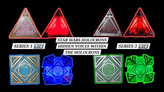 SW Holocrons with hidden voices [upl. by Lesley]