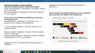 Oracle DBA 19C Training Patching Session 5 [upl. by Adiari82]