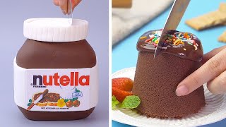 NUTELLA Chocolate Cakes Are Very Creative And Tasty  So Yummy Chocolate Cake Hacks  Tasty Plus [upl. by Nasar]