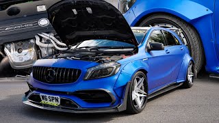 This 465BHP WIDEBODY A45 AMG is CRAZY [upl. by Pedersen]