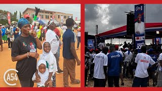 Africa 54 Ghana major political parties hold final rallies ahead of elections and more [upl. by Ahtamas]