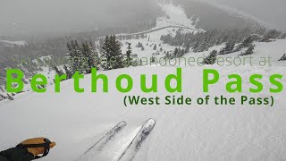 Berthoud Pass  Vasquez Peak Wilderness  Backcountry Pow Chasing [upl. by Giah717]