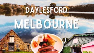 Daylesford Melbourne Australia  Scenic Lavender farm luxury French food amp Autumn Lakeside walk [upl. by Trstram]